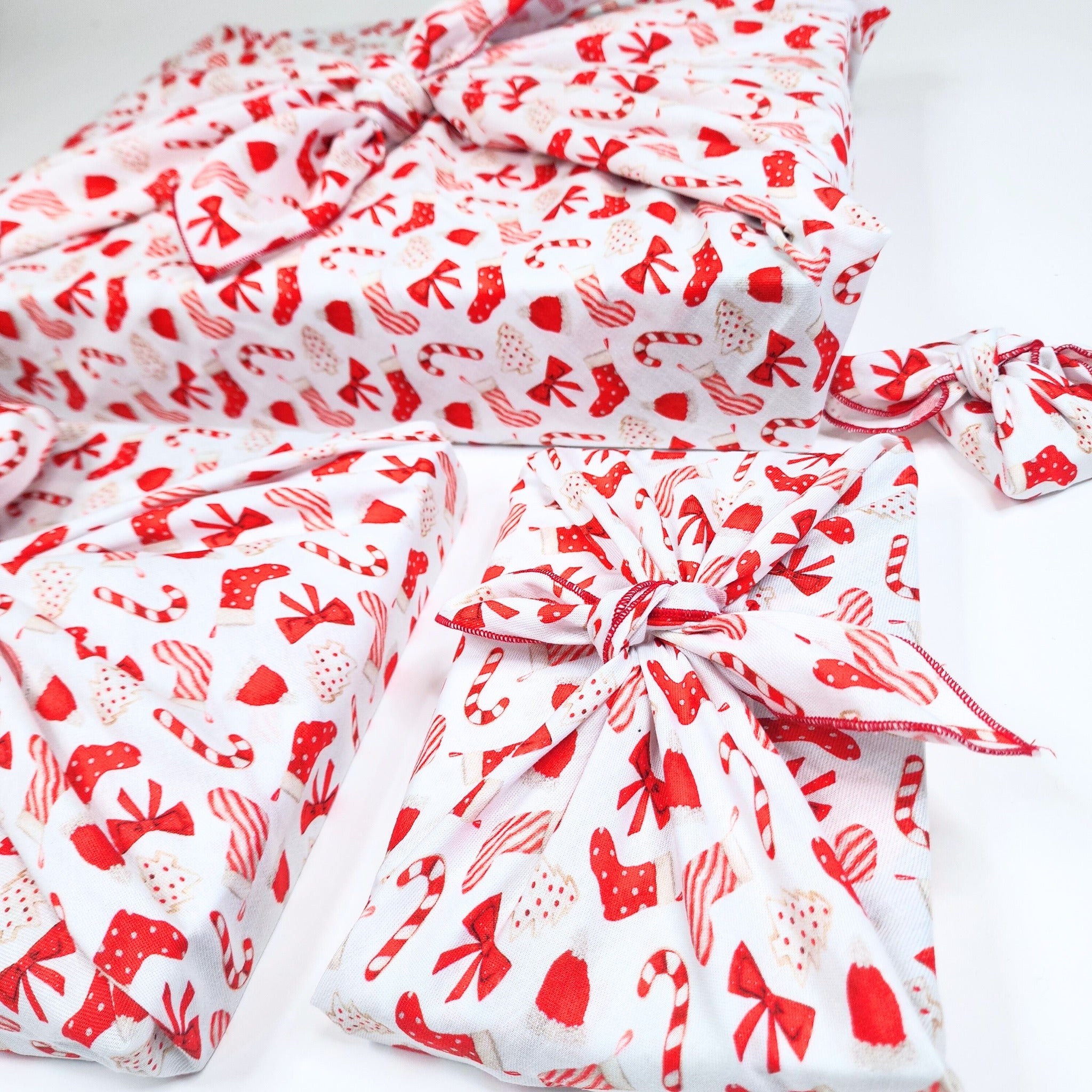 Christmas Cookies and Candy - Furoshiki Gift Wrap