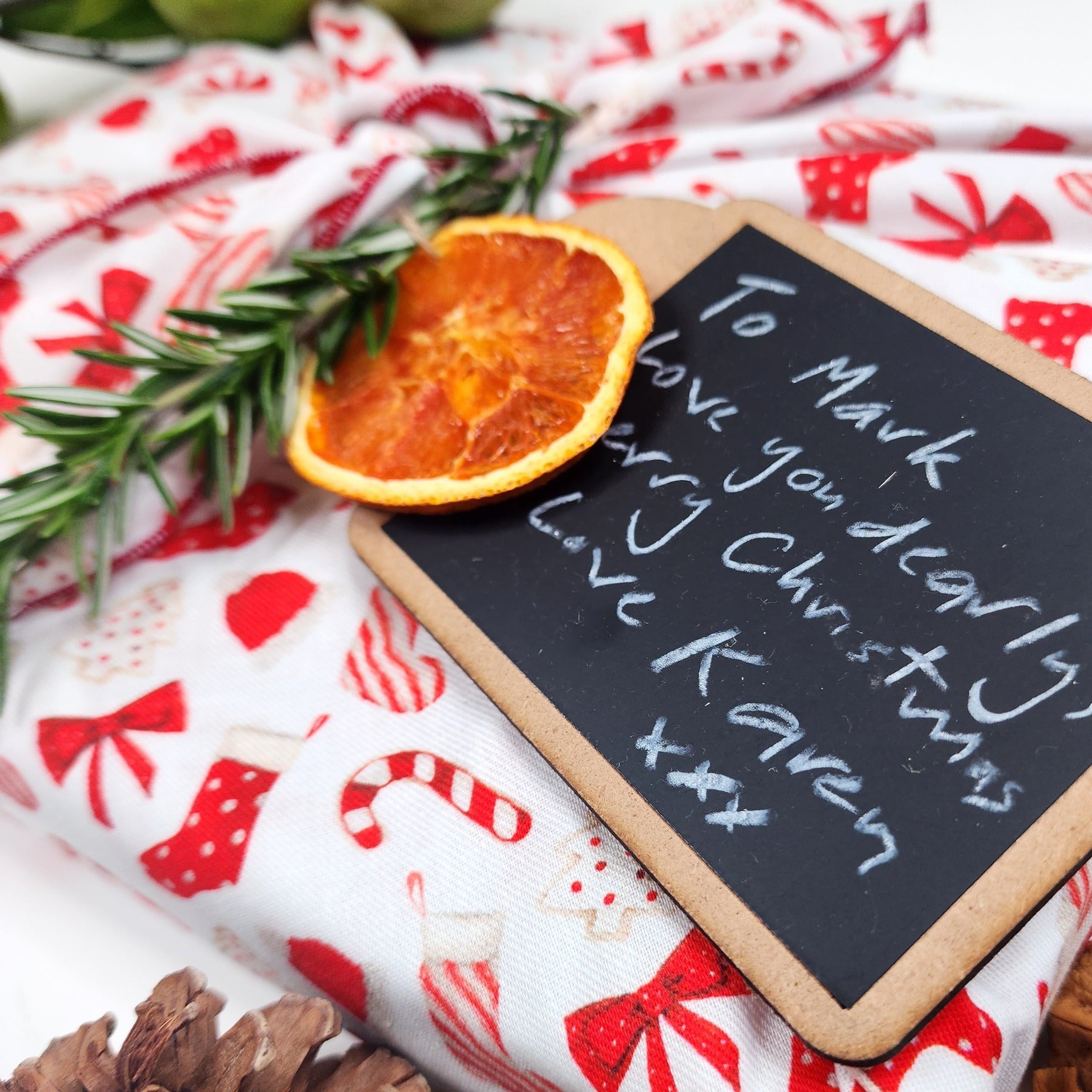 Christmas Cookies and Candy - Furoshiki Gift Wrap