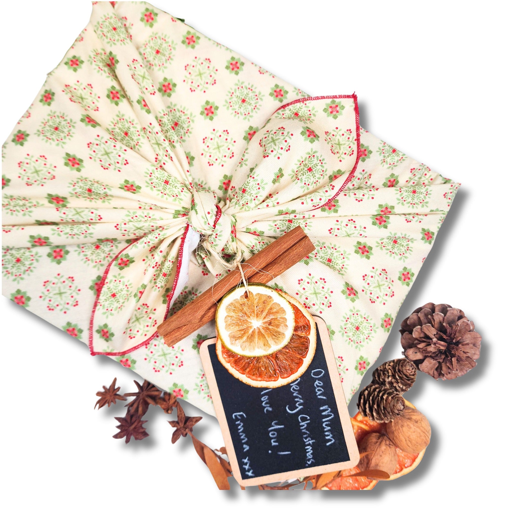 Folk Blomsterkunst - Furoshiki Gift Wrap