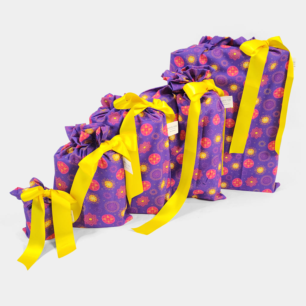 Marigold Mandala (Reusable Gift Bag Set)