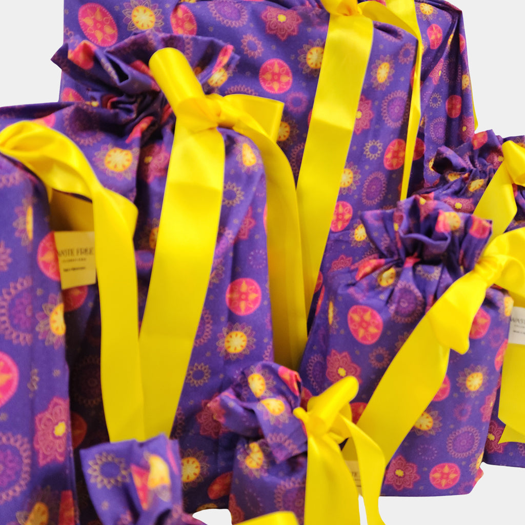 Marigold Mandala (Reusable Gift Bag Set)