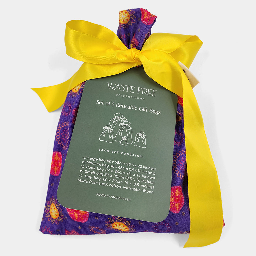 Marigold Mandala (Reusable Gift Bag Set)