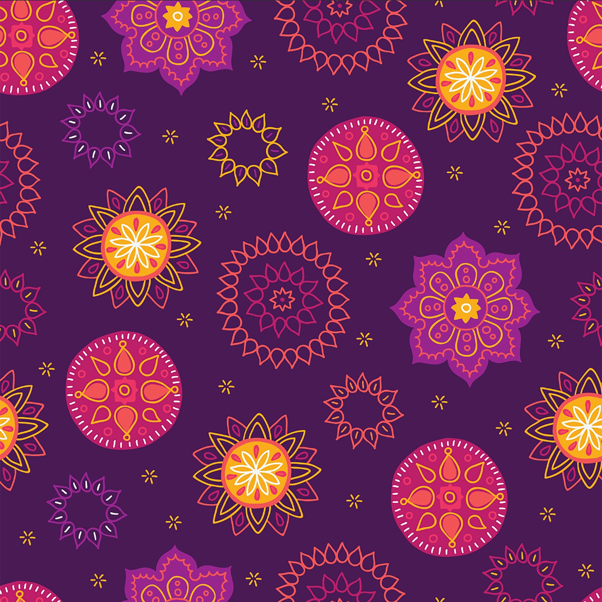 Marigold Mandala - Furoshiki Gift Wrap