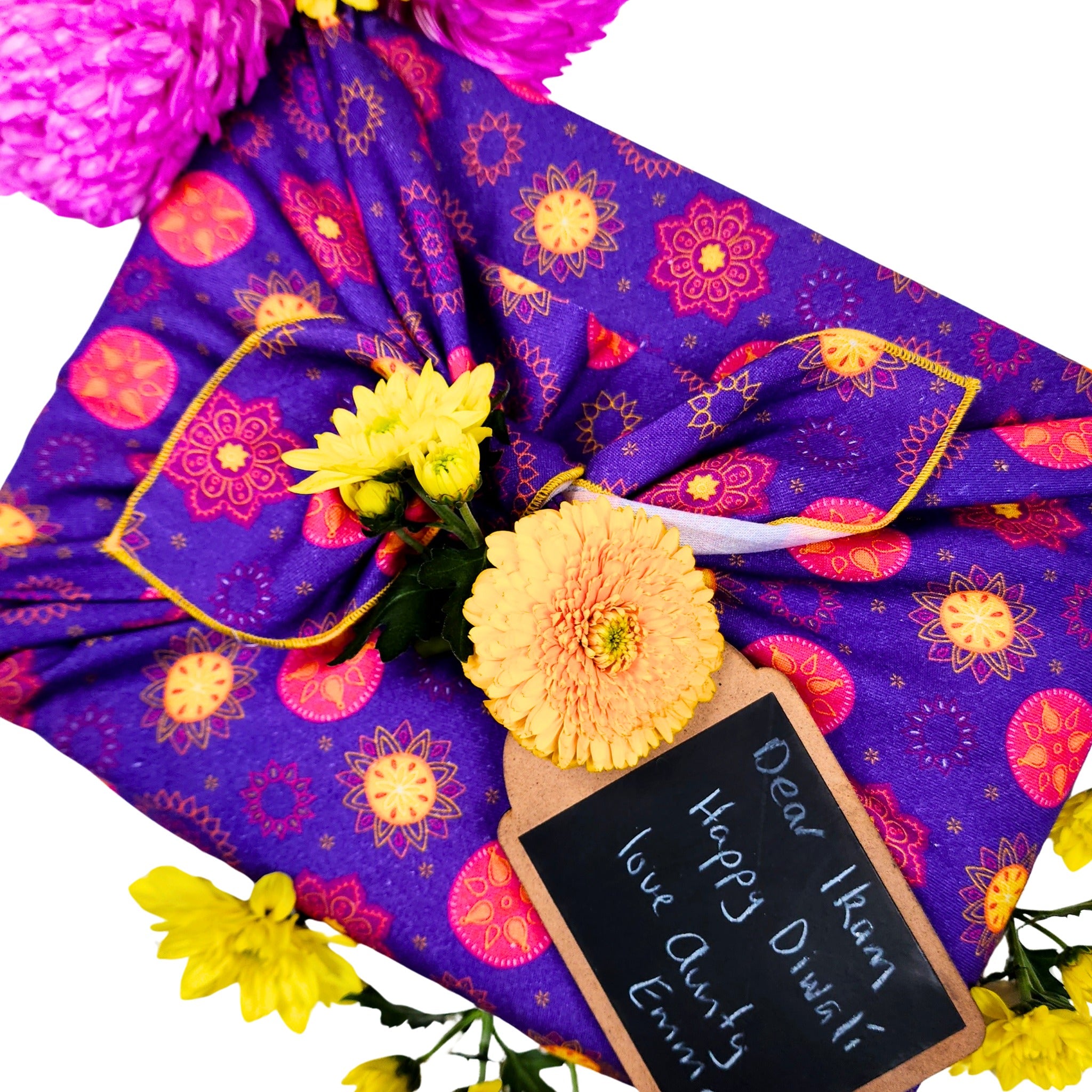 Marigold Mandala - Furoshiki Gift Wrap
