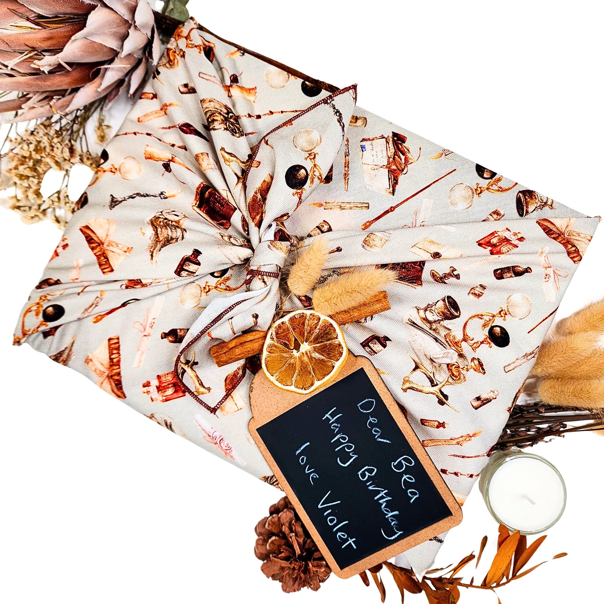 Tu Optimus Optimum - Furoshiki Gift Wrap