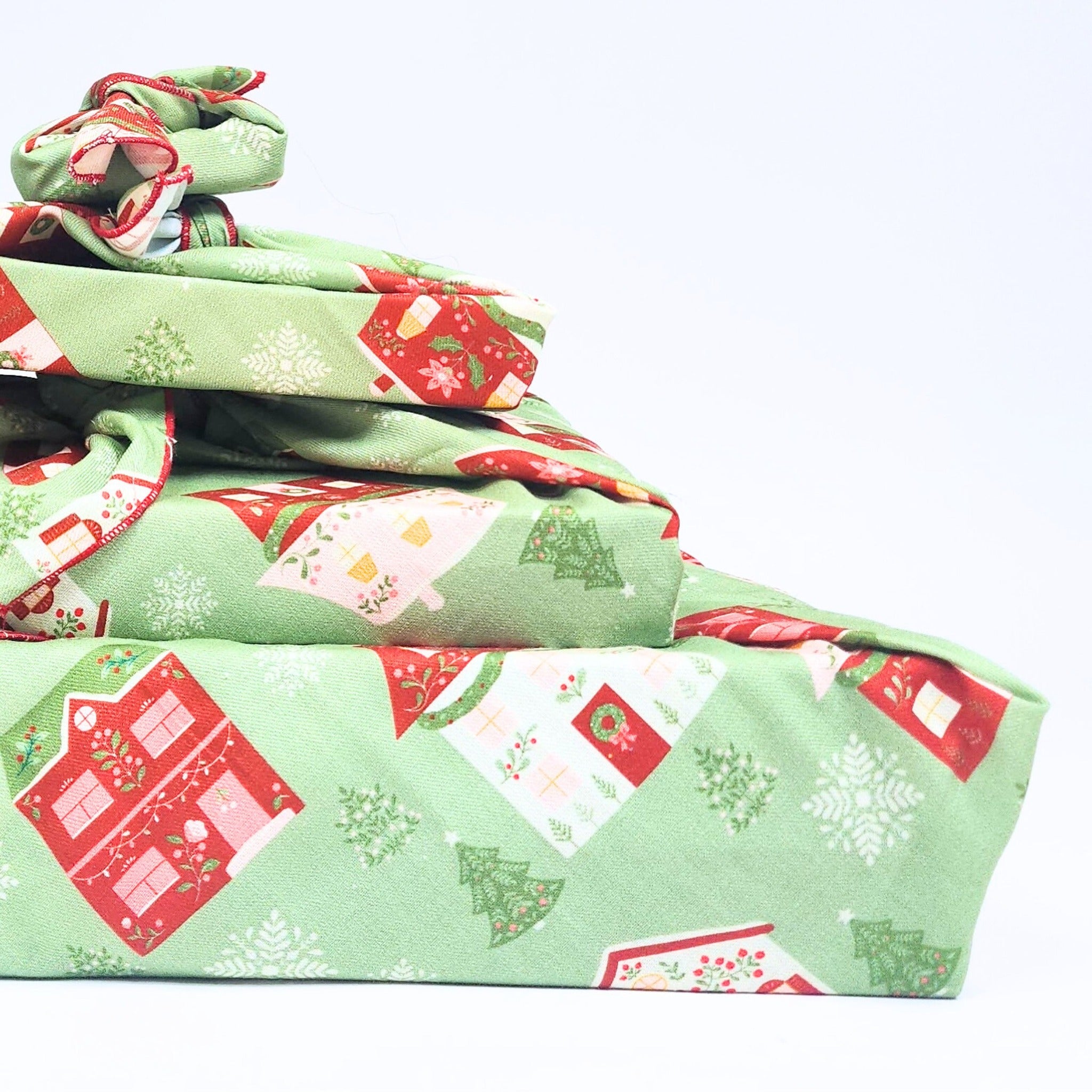 Folk Julandsby - Furoshiki Gift Wrap