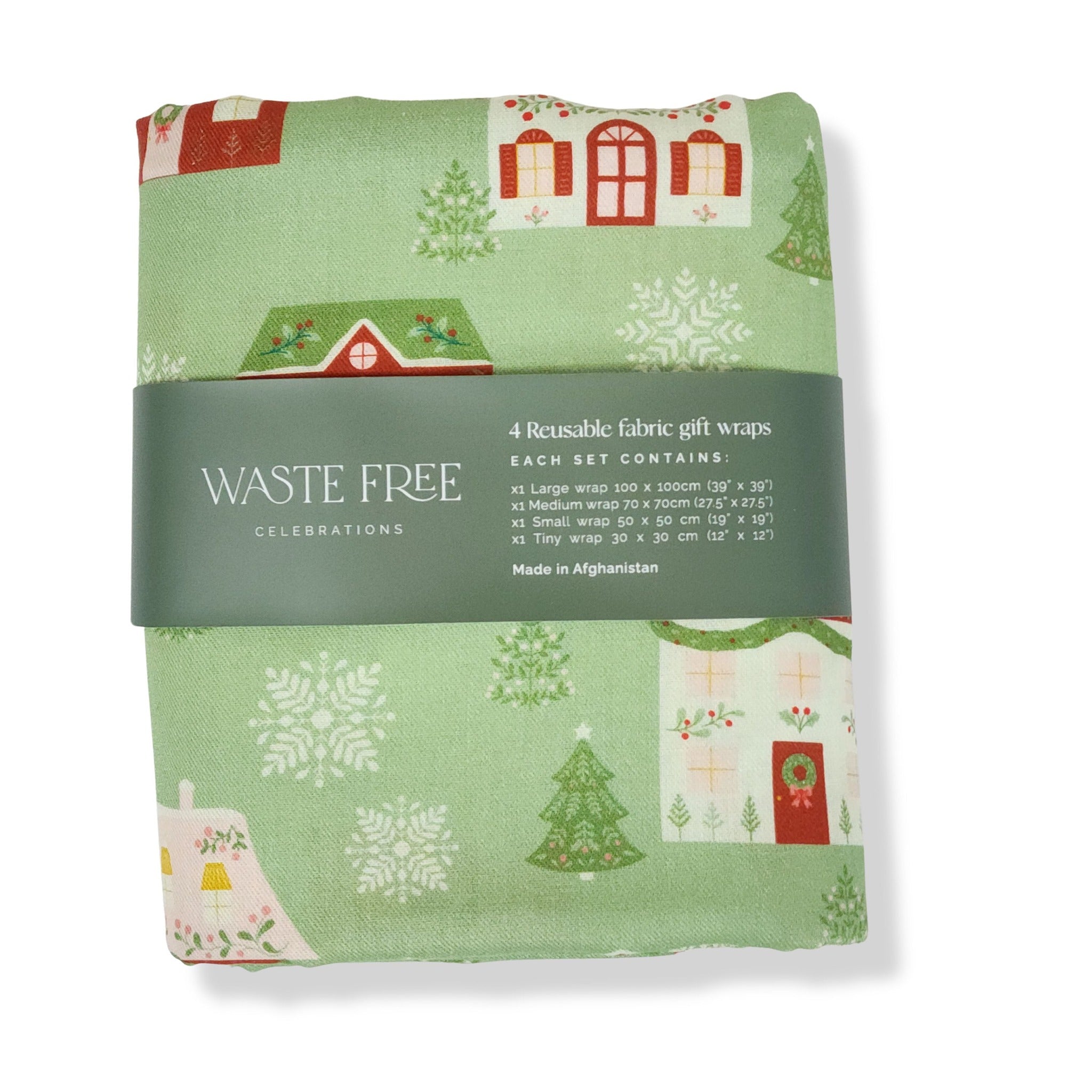 Folk Julandsby - Furoshiki Gift Wrap