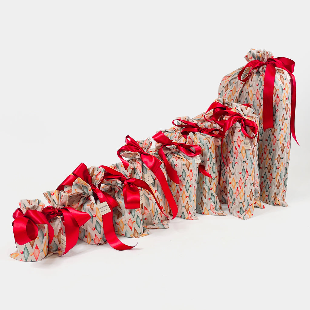 Nutcracker Harlekin (Reusable Gift Bag Set)