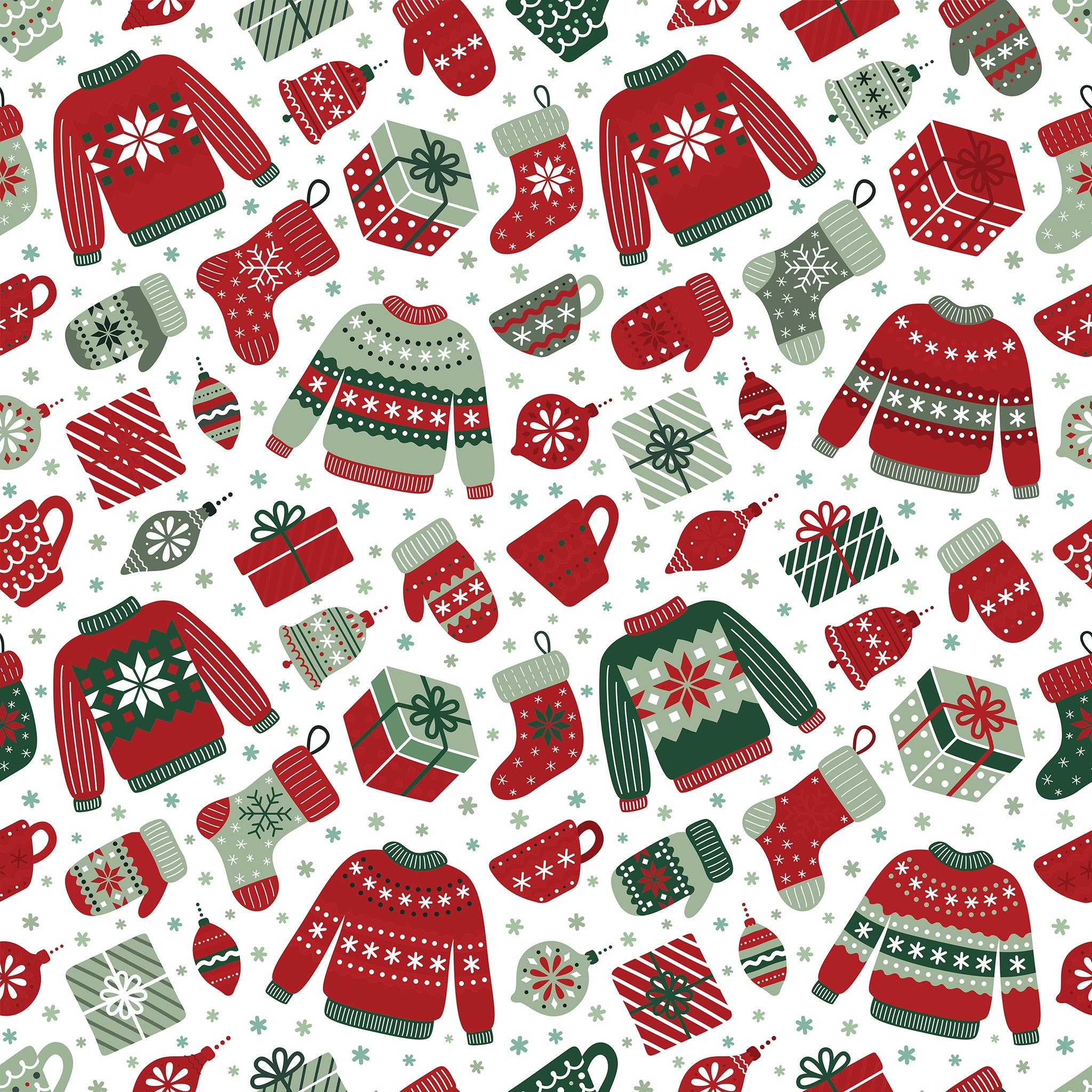 Lusekofte (Reusable Gift Bag Set) Set of 5